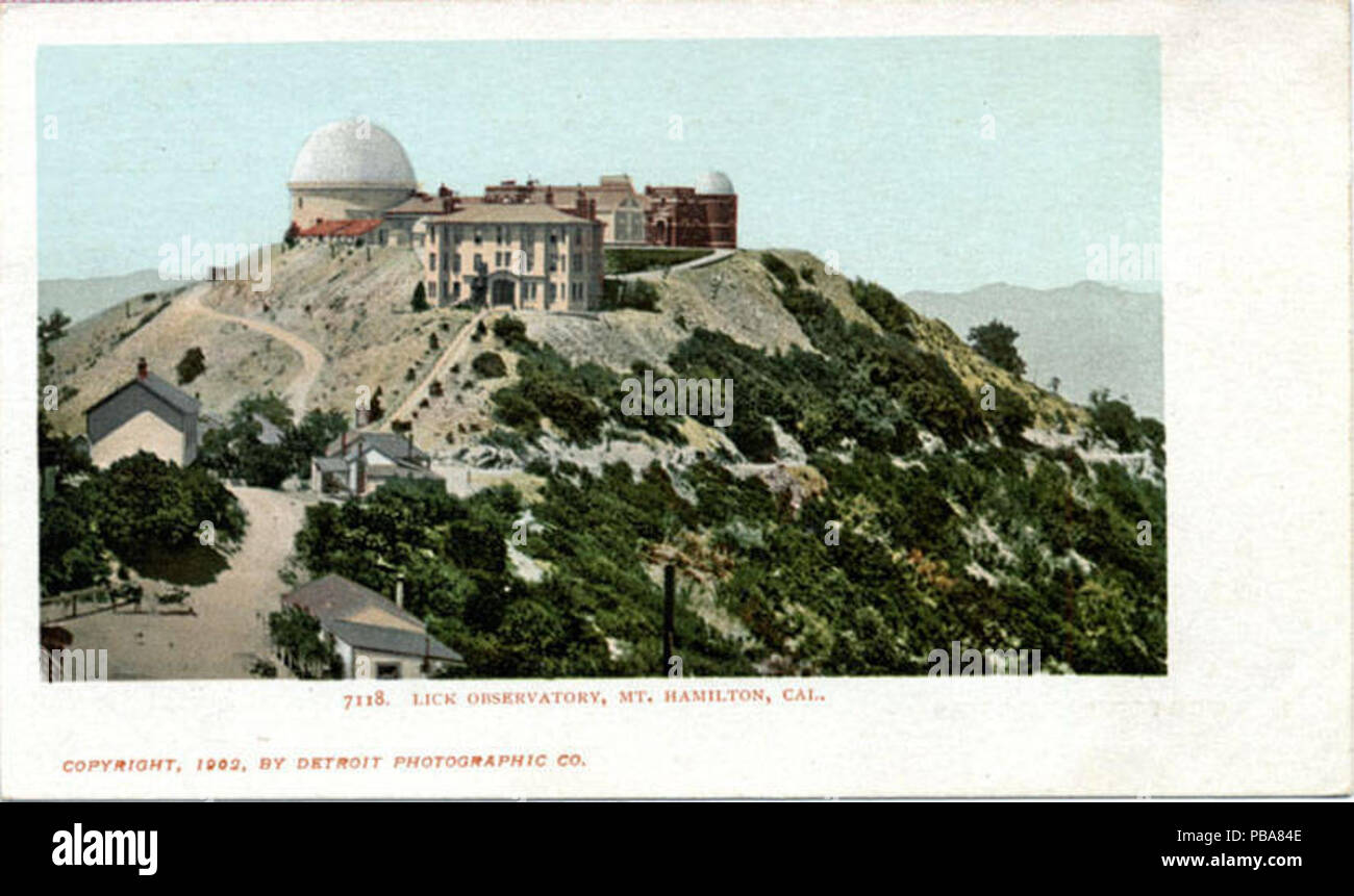 1068 Mt. Hamilton CA - Lick Observatory (BNI 431990) Foto Stock