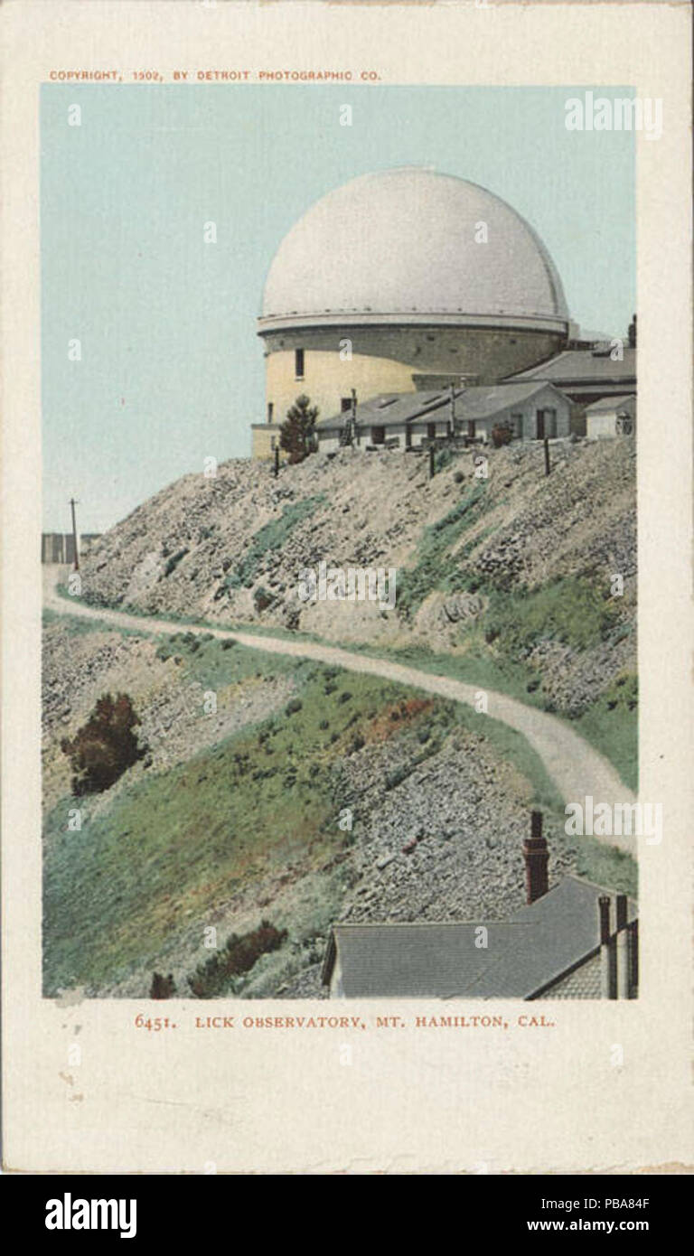 1068 Mt. Hamilton CA - Lick Observatory (BNI 432435) Foto Stock