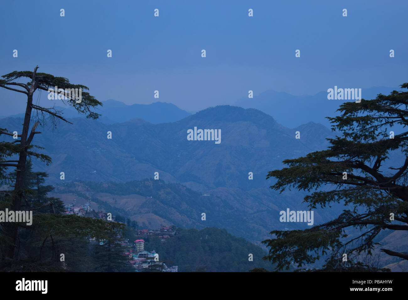 La stagione delle piogge di Gujarat Foto Stock