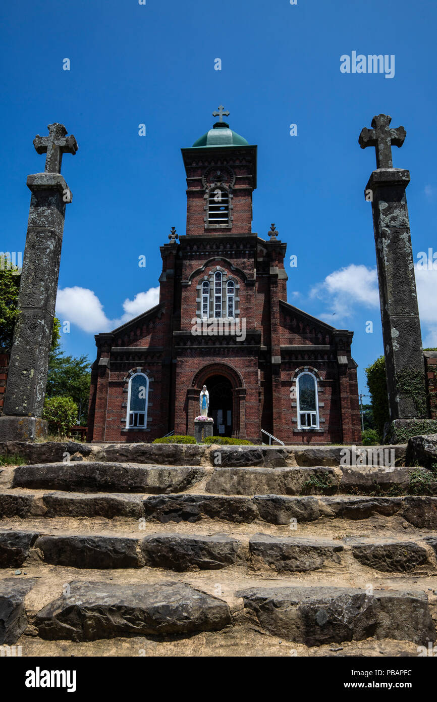 Chiesa Tabira - La storia di Tabira iniziò con il missionario francese Emile Raguet che nel 1886 ha acquistato due acri di natura selvaggia a proprie spese e s Foto Stock
