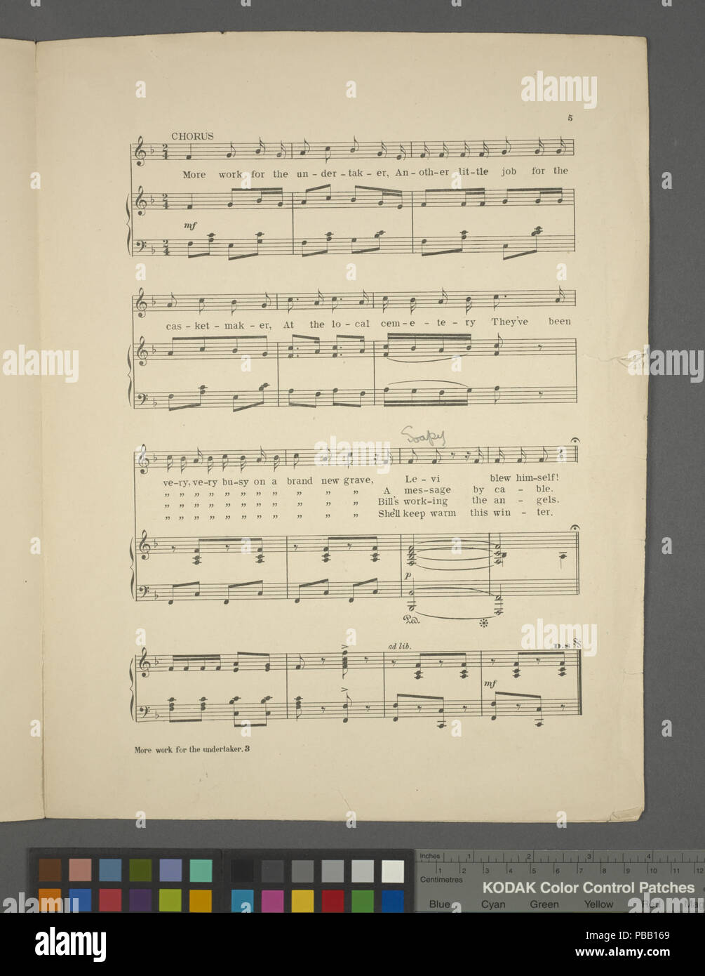 1058 Più lavoro per l'impresario (NYPL ADE-463850-1696534) Foto Stock