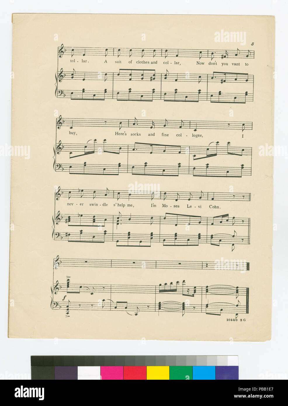 1060 Mosè Levi (Cohn NYPL ADE-454283-1699719) Foto Stock