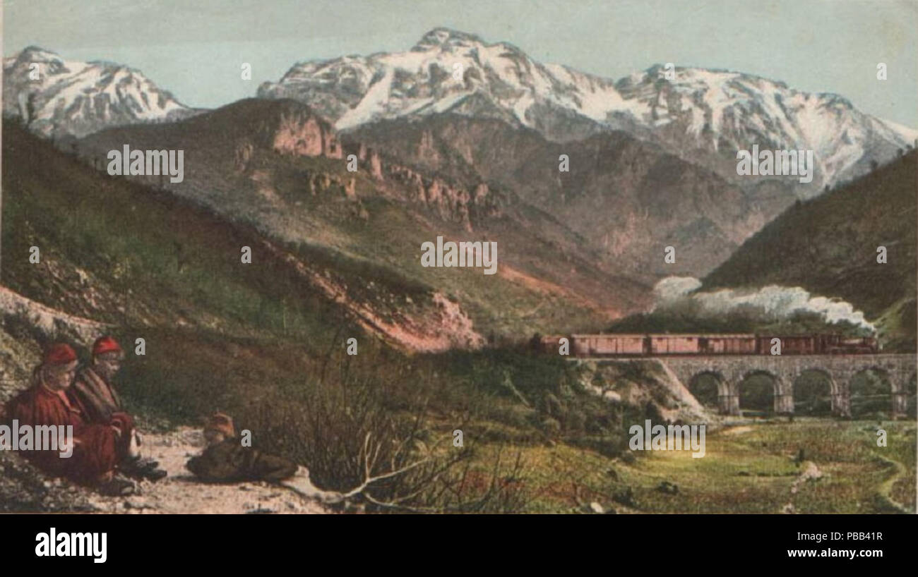 1081 Narentabahn Prenjalpe Foto Stock