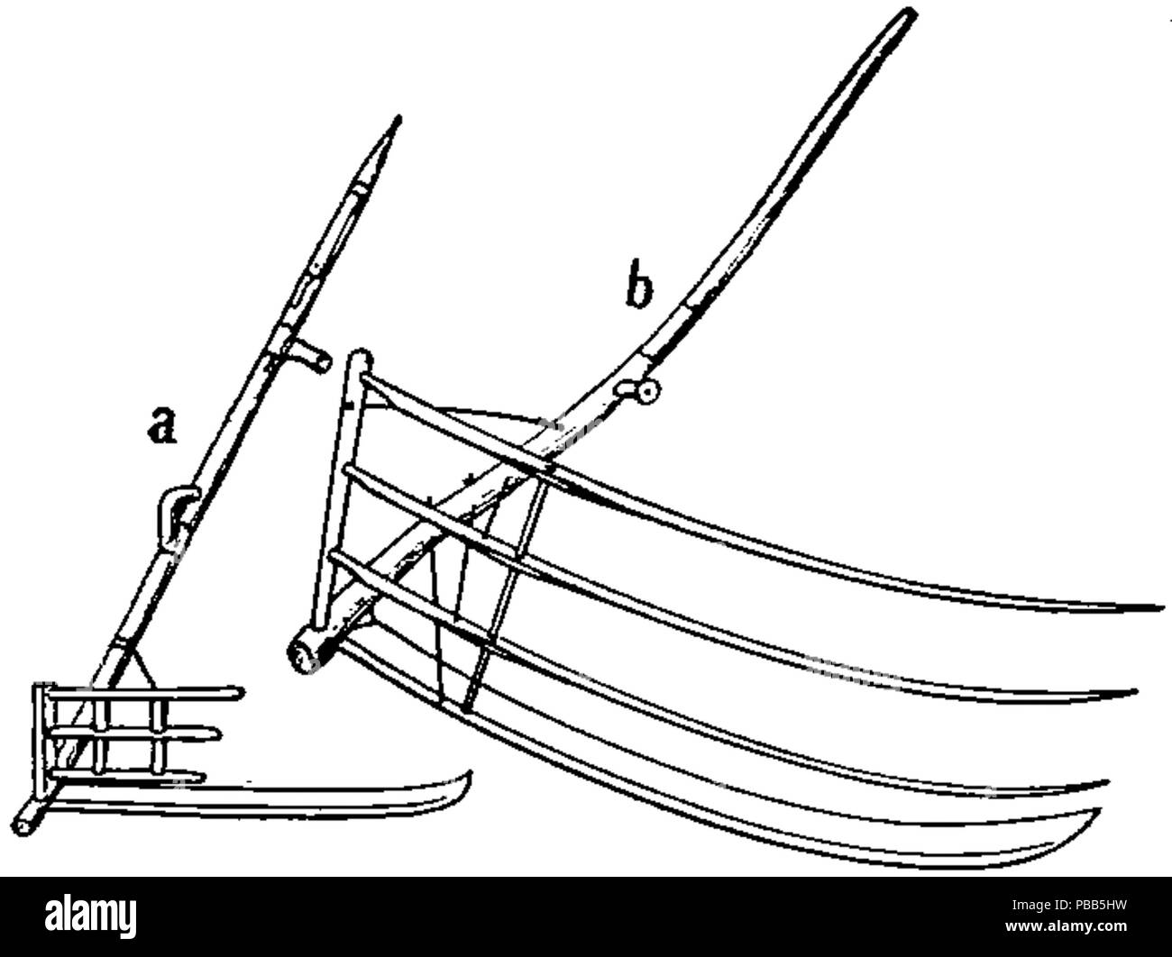 1101 NIE Mietitori culla falci Foto Stock