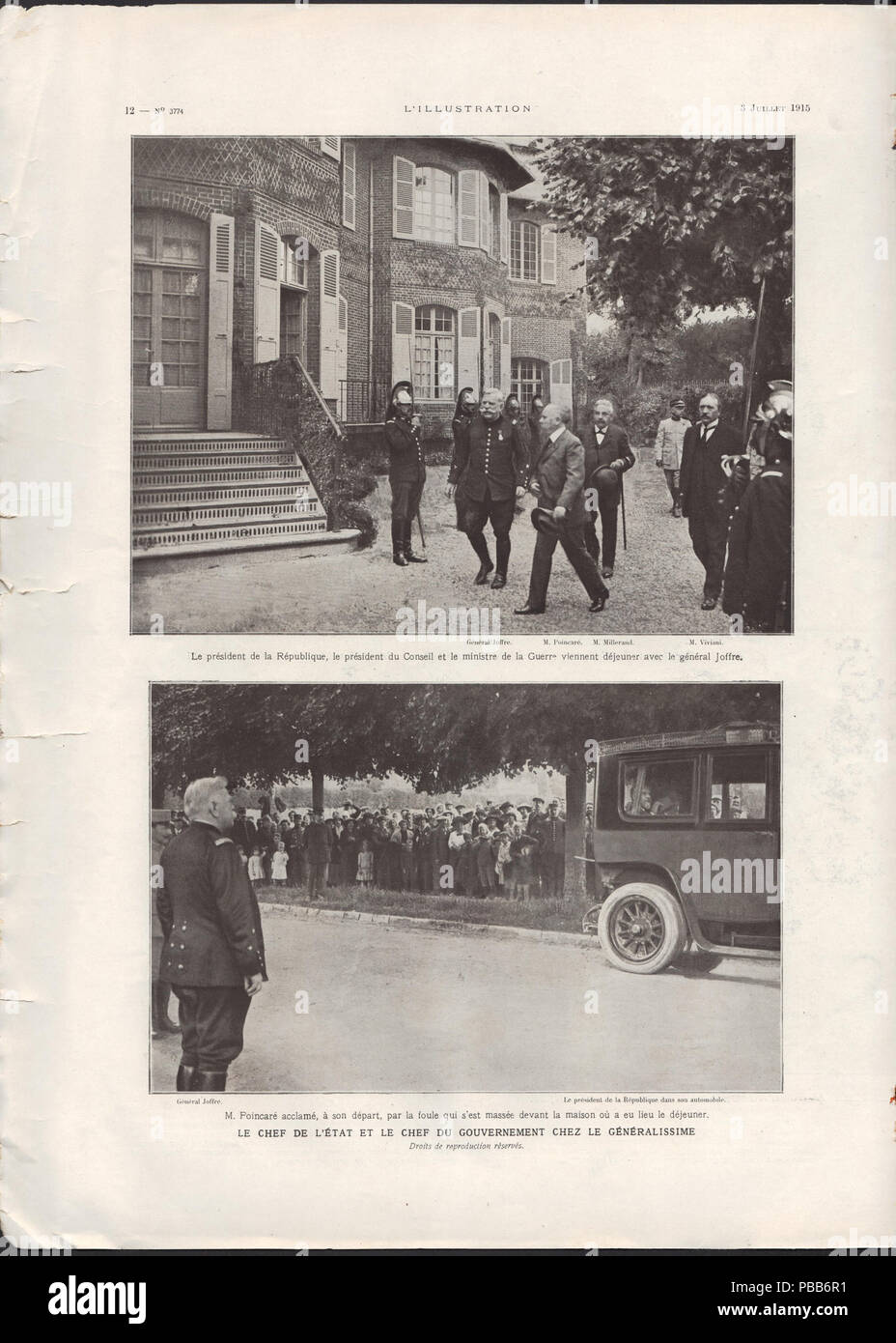 1106 n. 3774 3 juillet 1915, scansione 18, Pagina 12 Foto Stock