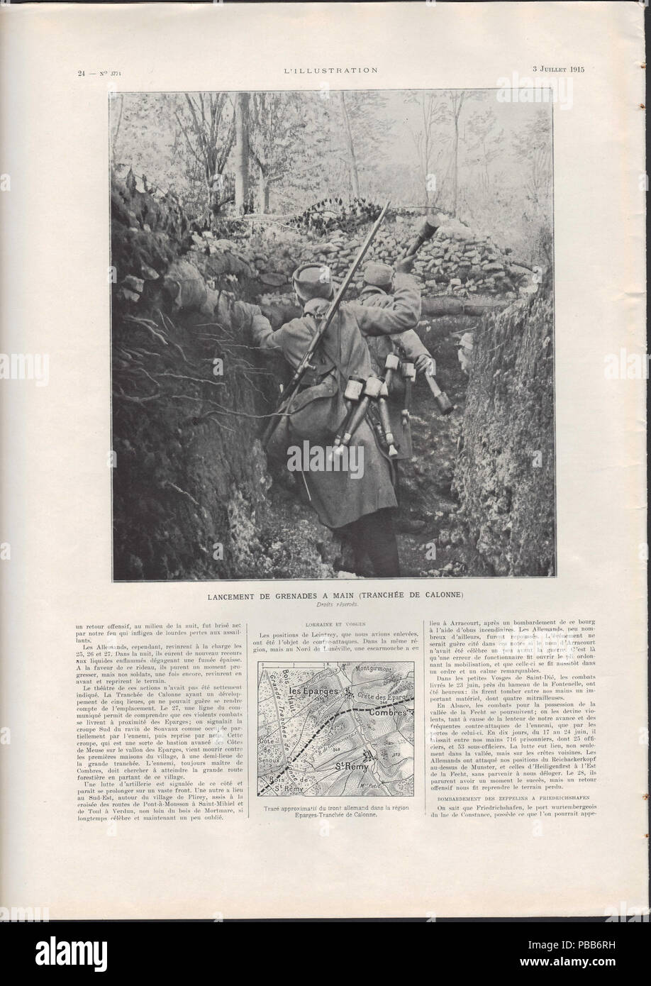 1106 n. 3774 3 juillet 1915, scansione 29, Pagina 24 Foto Stock