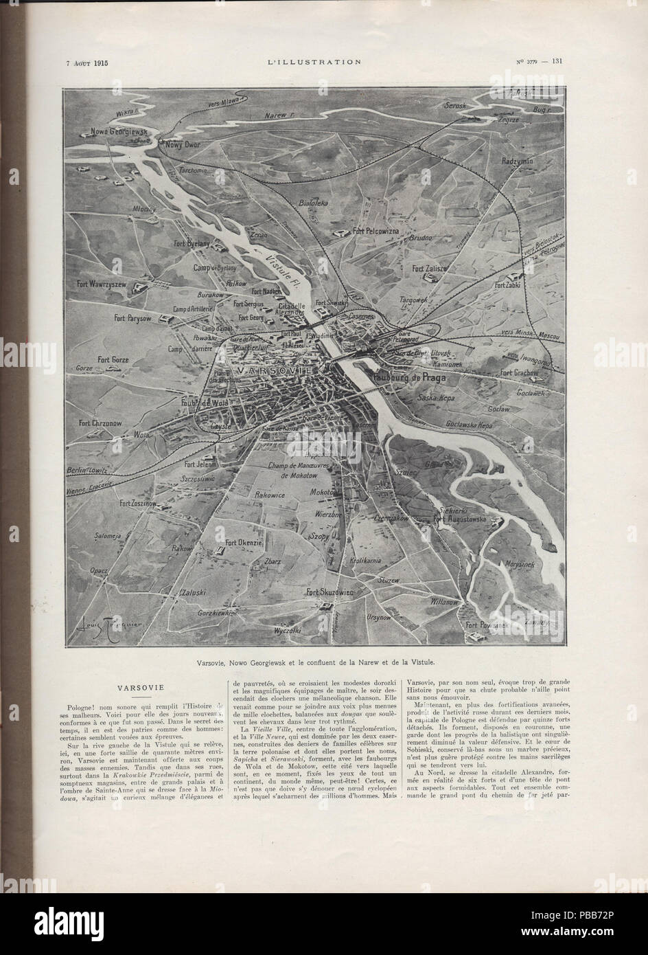 1107 n. 3779 7 août 1915 scan09, pagina 131 Foto Stock