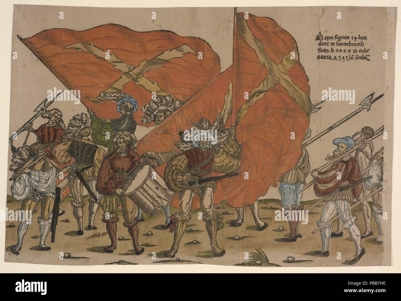 Corteo cerimoniale a Bologna il 5 novembre 1529, in occasione di Carlo V della incoronazione di papa Clemente VII. Museo: Collezione privata. Foto Stock