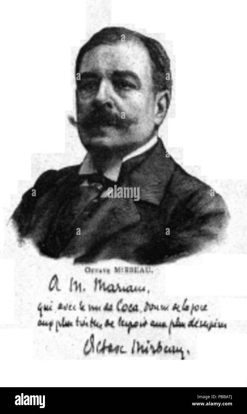 1126 Octave Mirbeau dans Le Temps 1998 Foto Stock