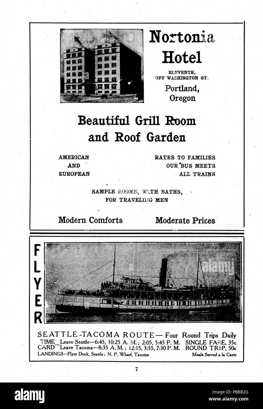 1127 guida ufficiale per l'Alaska-Yukon-Pacific Exposition - Seattle, Washington, 1 giugno a ottobre 16, 1909 - Pagina 7 Foto Stock