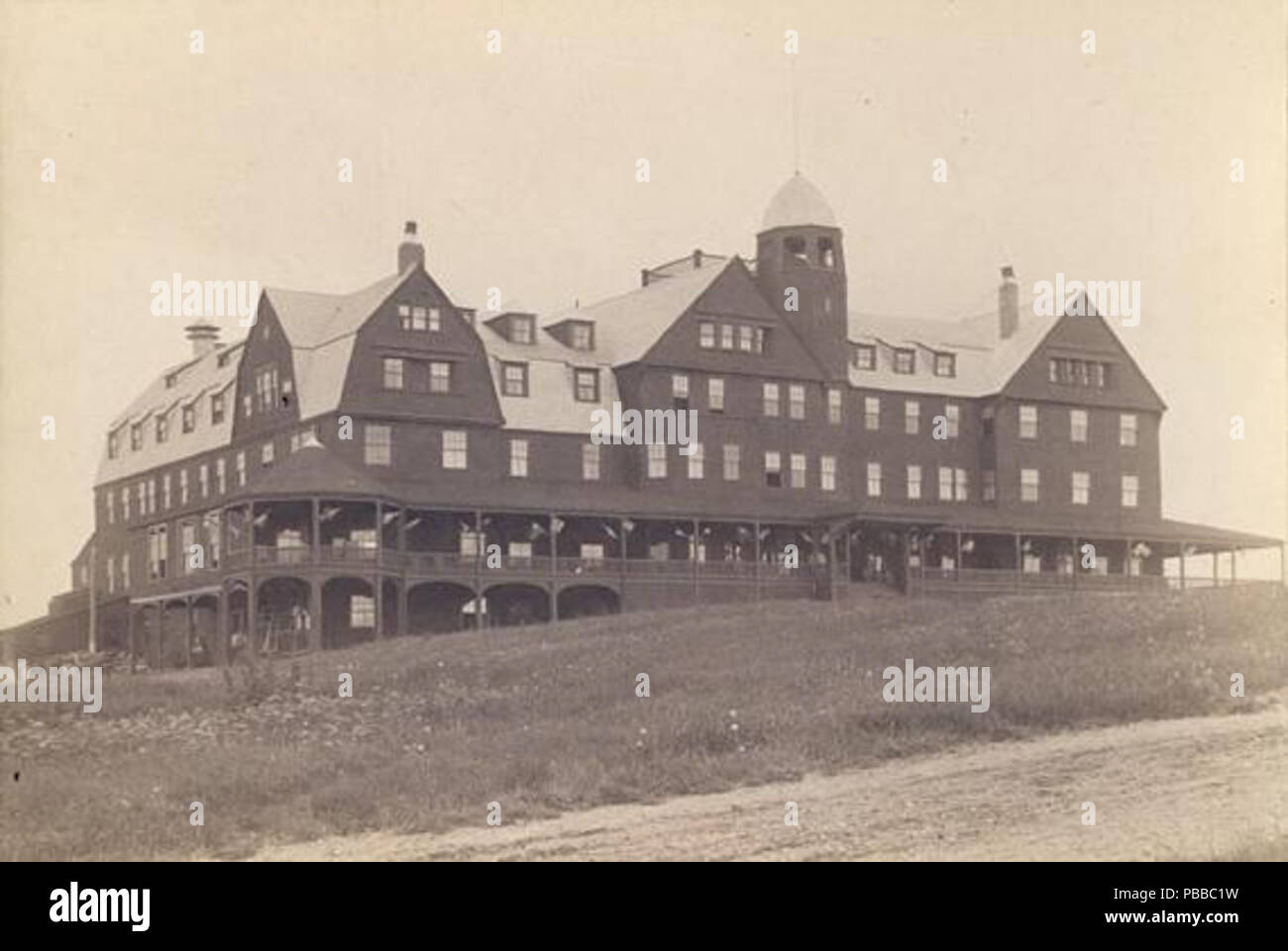 . Inglese: l'originale Algonquin Hotel in St Andrews, New Brunswick, Canada. circa 1890 1141 originale di Algonquin Hotel Foto Stock