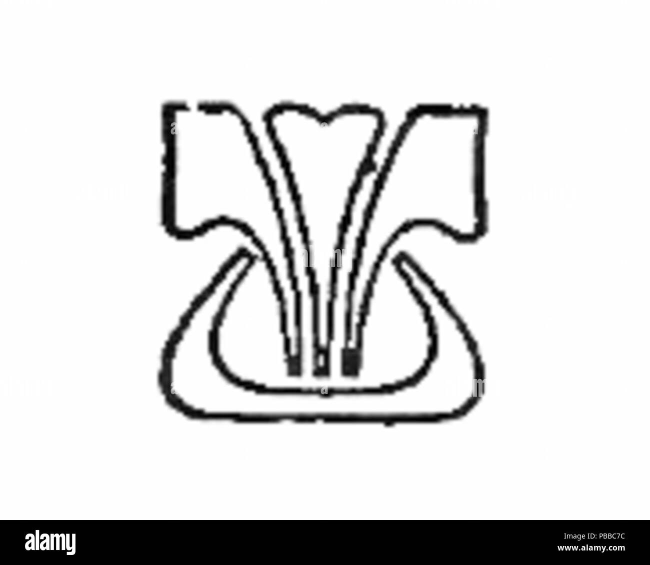 1142 ornamento Zbrodnia Lange Foto Stock