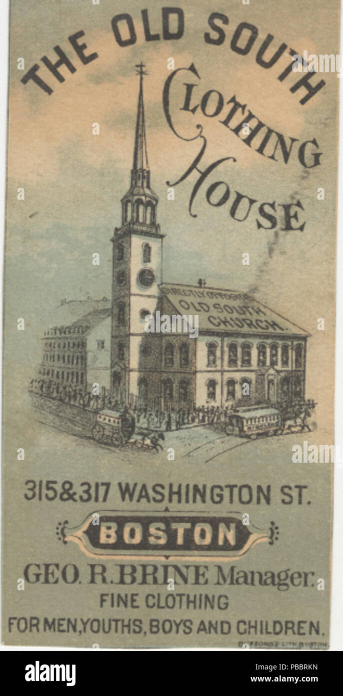 1132 Vecchio Sud casa di abbigliamento (3093630012) Foto Stock