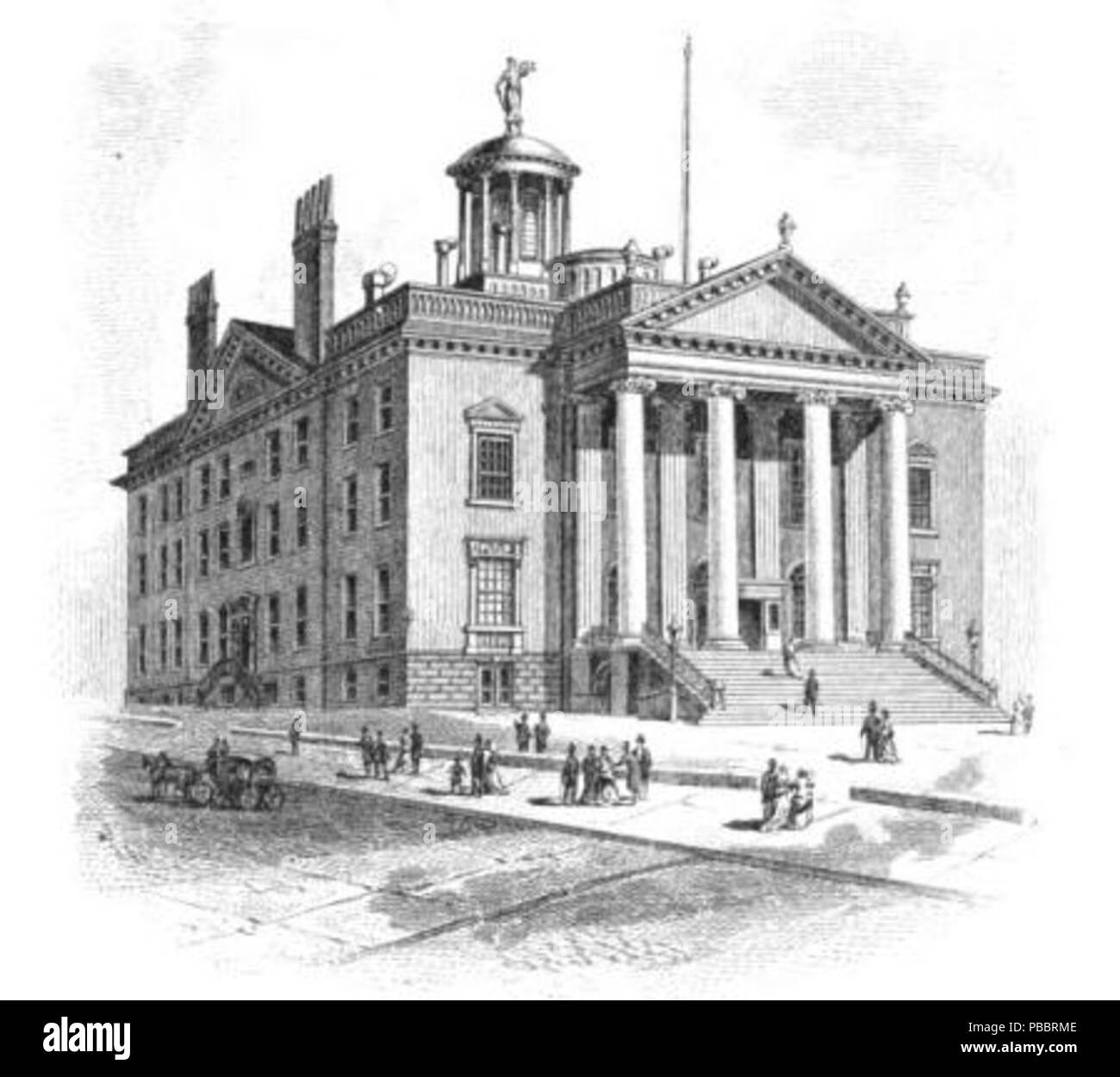 1133 Old State Capitol a Albany NY Foto Stock