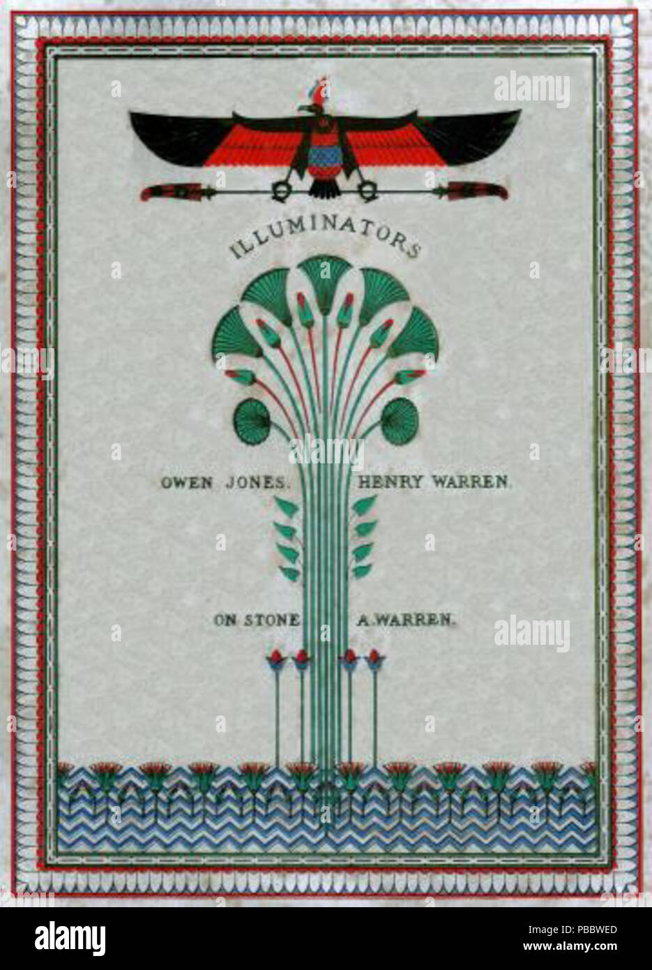 1146 Owen Jones - La storia di Giuseppe e i suoi fratelli - 1869 - Parte posteriore Foto Stock