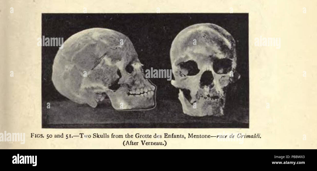 1148 pag.165-fig.50-51-il Paleolitico e Terramara insediamenti in Europa Foto Stock