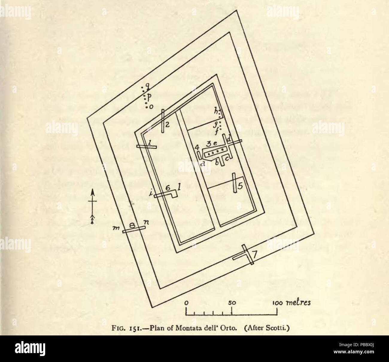 1149 pag.317-fig.151-il Paleolitico e Terramara insediamenti in Europa.djvu Foto Stock