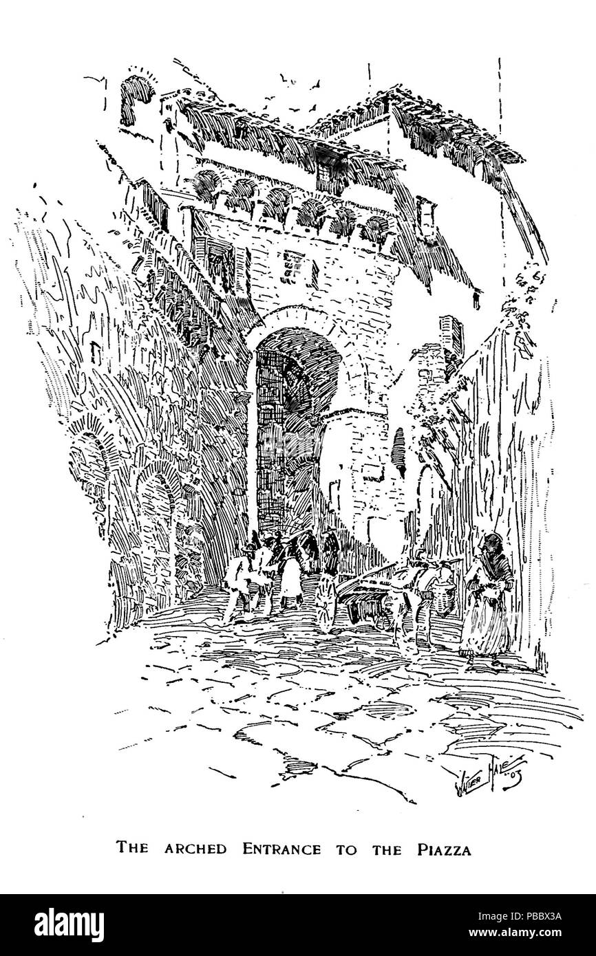 1149 P132, Harper's Magazine 1904--la città dalle belle torri Foto Stock