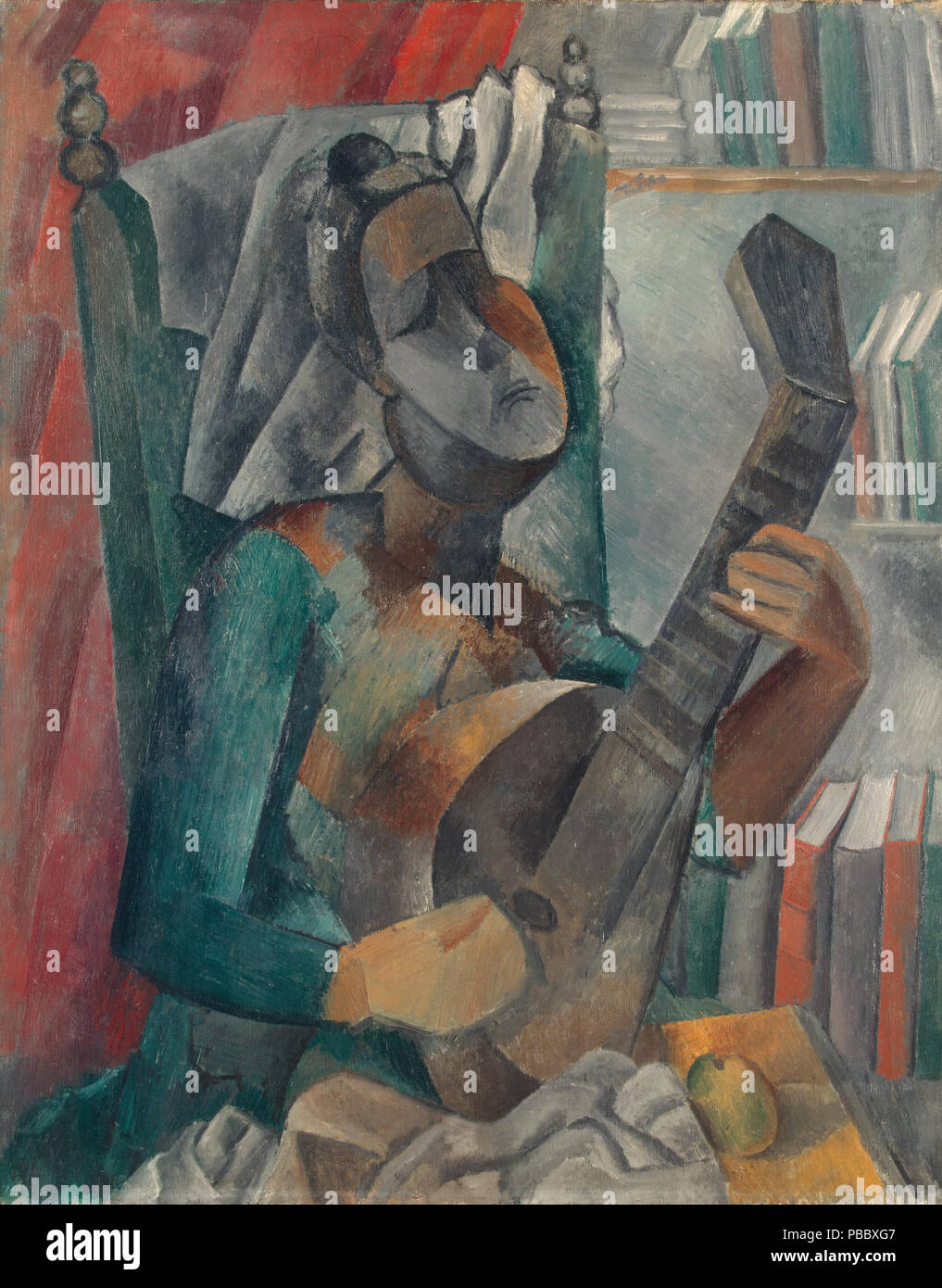 1152 Pablo Picasso - Womanwith un mandolino - Ermitage Foto Stock