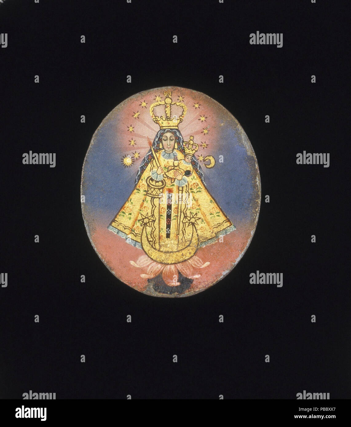 Crocifissione con la vergine immagini e fotografie stock ad alta