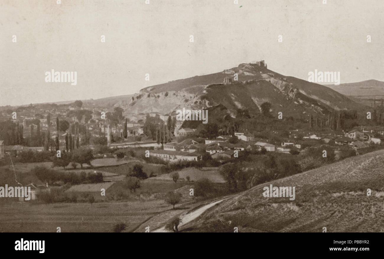 1164 Panorama de Serrès, chef-lieu du district dan s le Vilayet de Salonique - Van Den Brule Alfred - 1907 Foto Stock