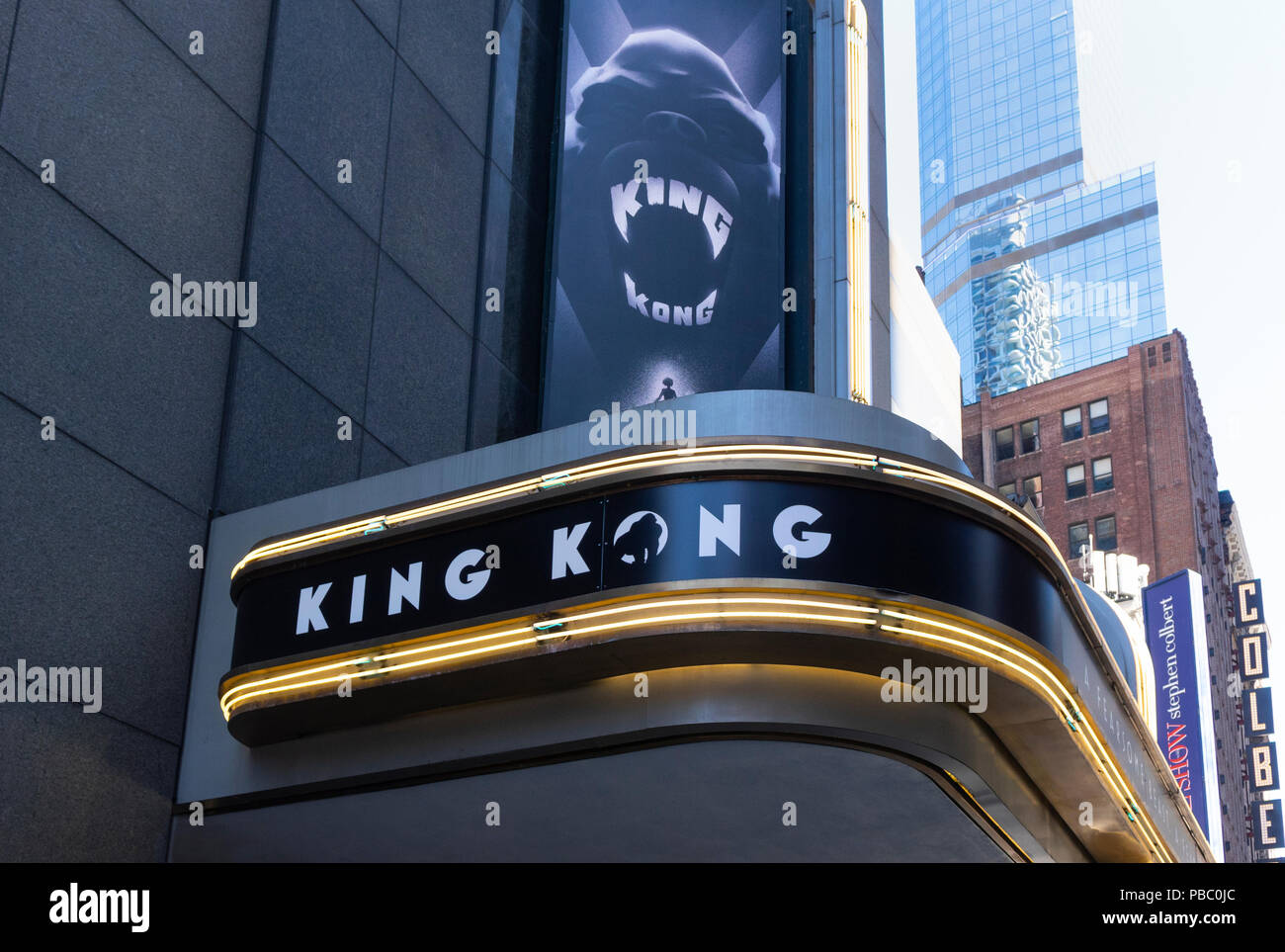 King Kong, vivo a Broadway Foto Stock