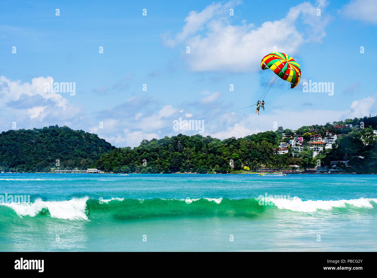 Patong beach attività di sport di avventura Foto Stock