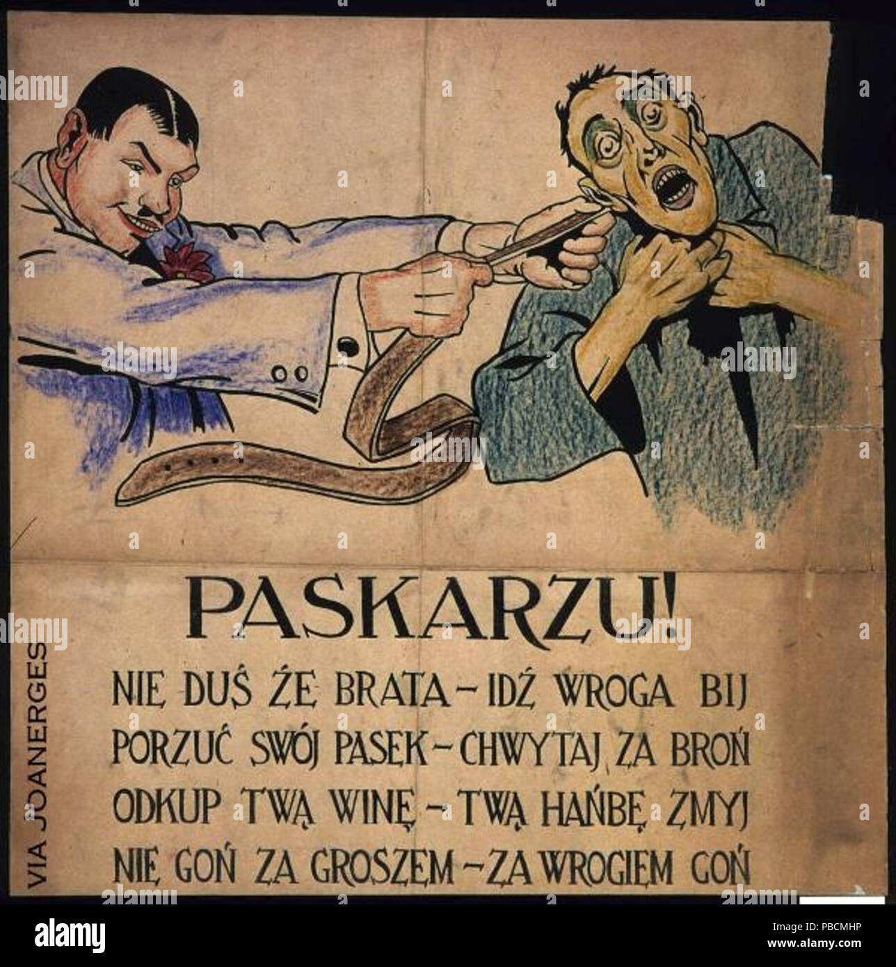 1209 polacco-propaganda sovietica poster 10 Foto Stock