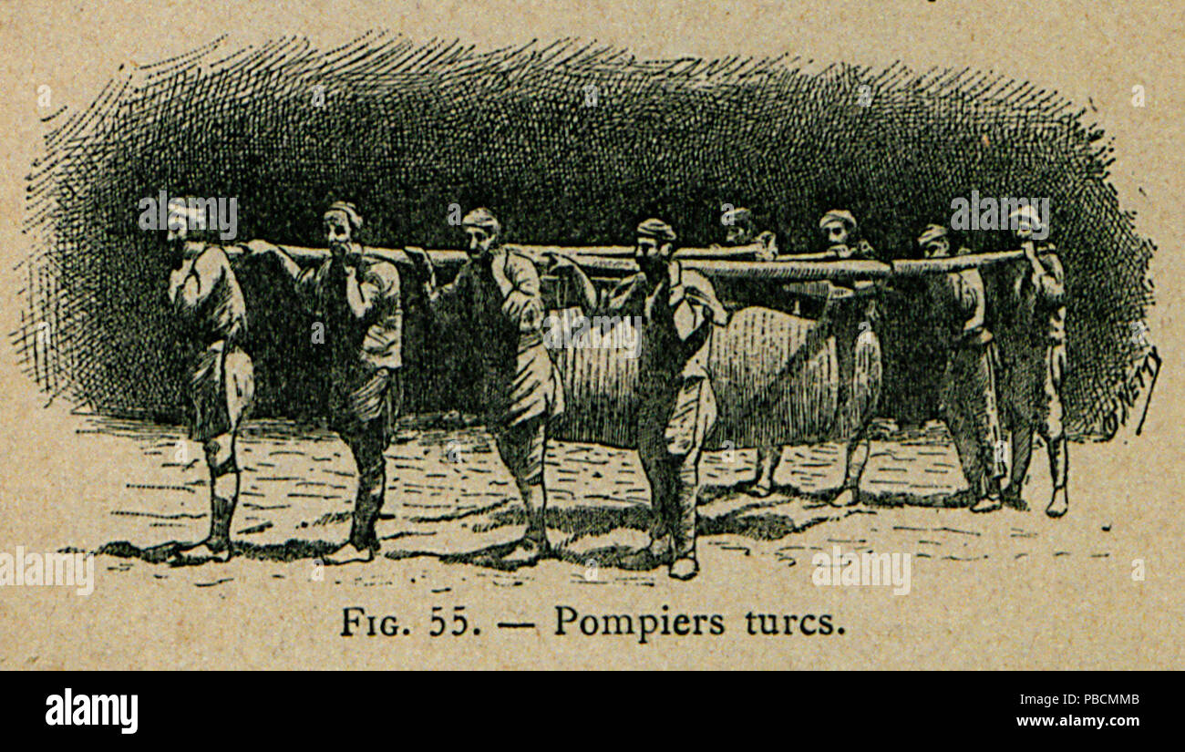 1210 Pompiers turcs - Beauregard J - 1896 Foto Stock