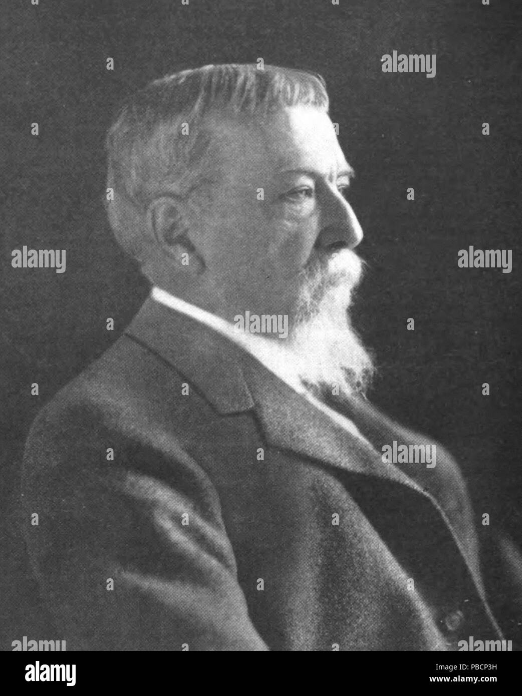 1218 Ritratto di Silas Weir Mitchell Foto Stock