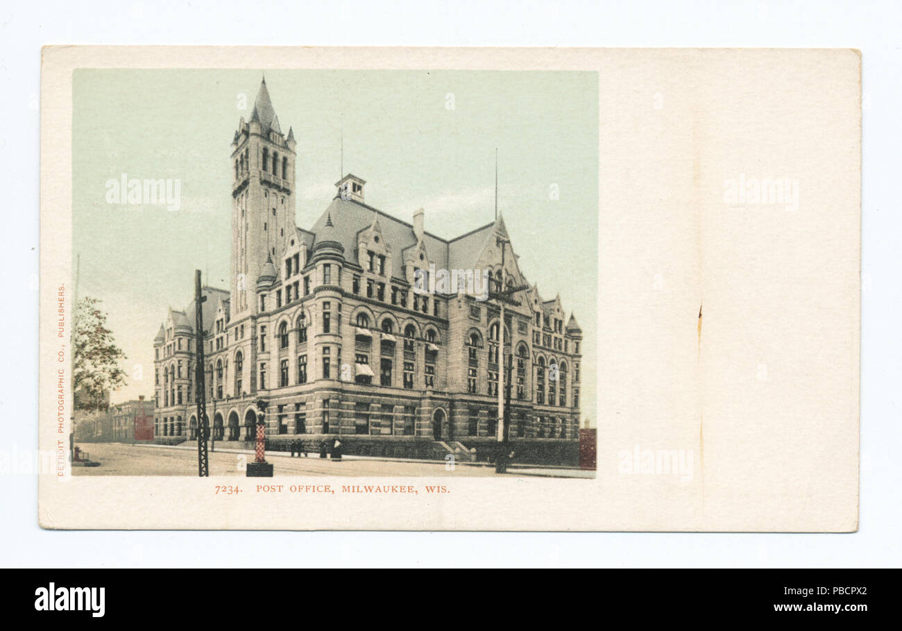 1221 Post Office, Milwaukee, Wisc (NYPL b12647398-66462) Foto Stock