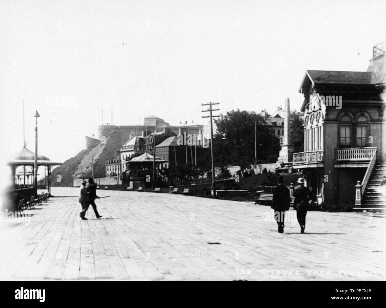 1239 Quartier Vieux-Québec - Terrasse Dufferin Foto Stock