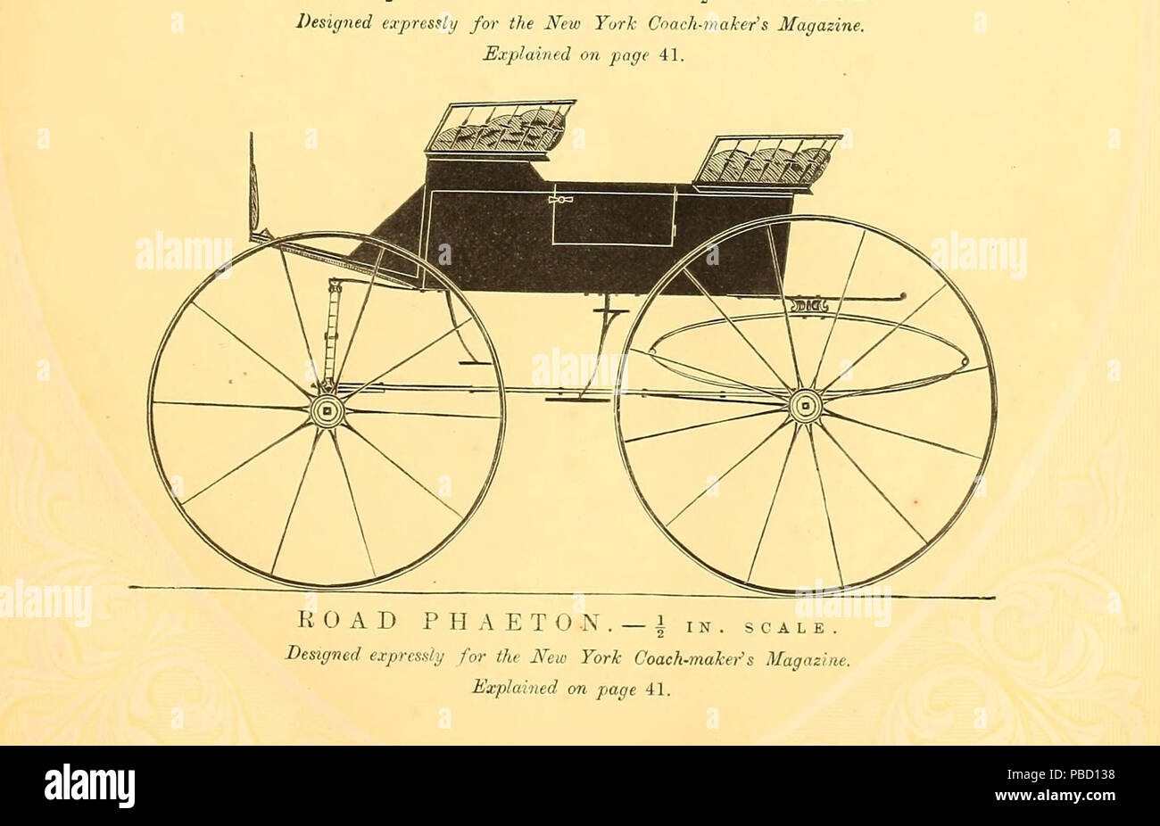 1263 Road phaeton (ritagliate) Foto Stock