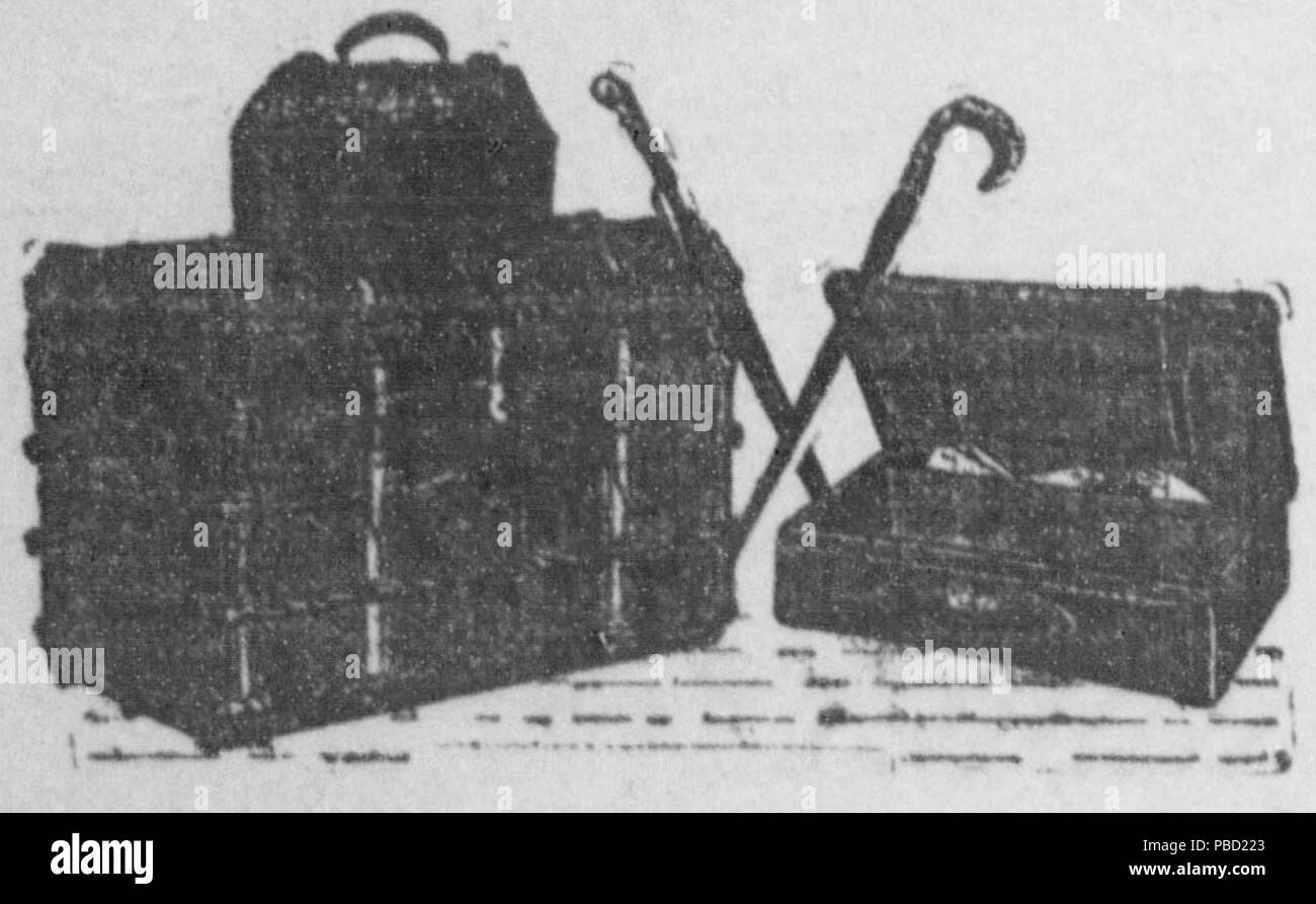 1268 vassoio rullo trunk (1904) Foto Stock