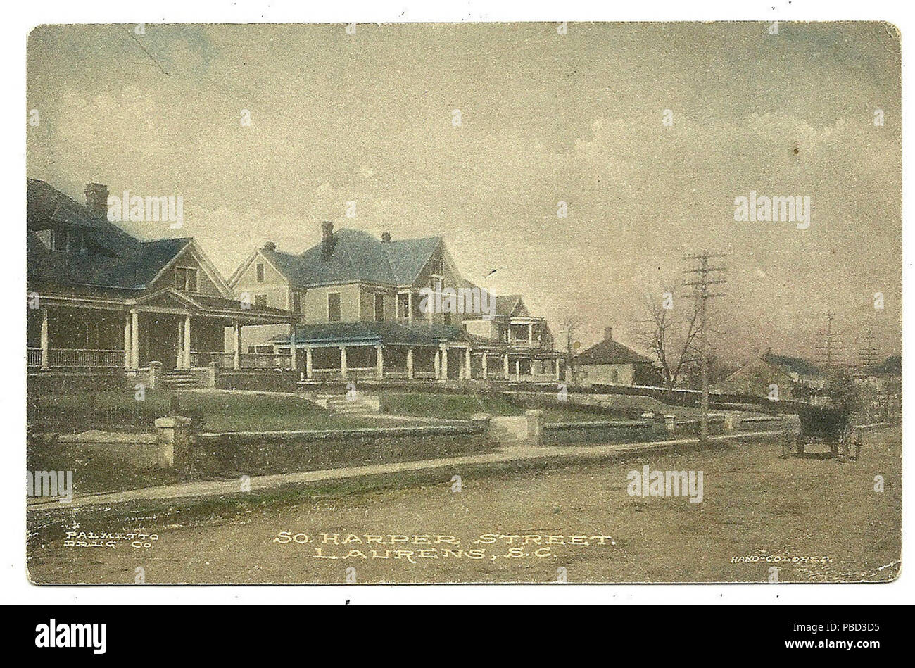 1281 S Harper Street - 1910 Foto Stock