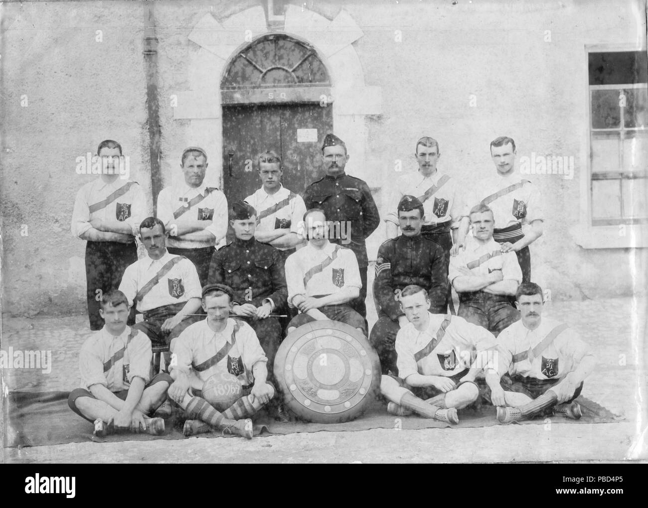 1274 Royal Irish Regimental immagine dello schermo Foto Stock