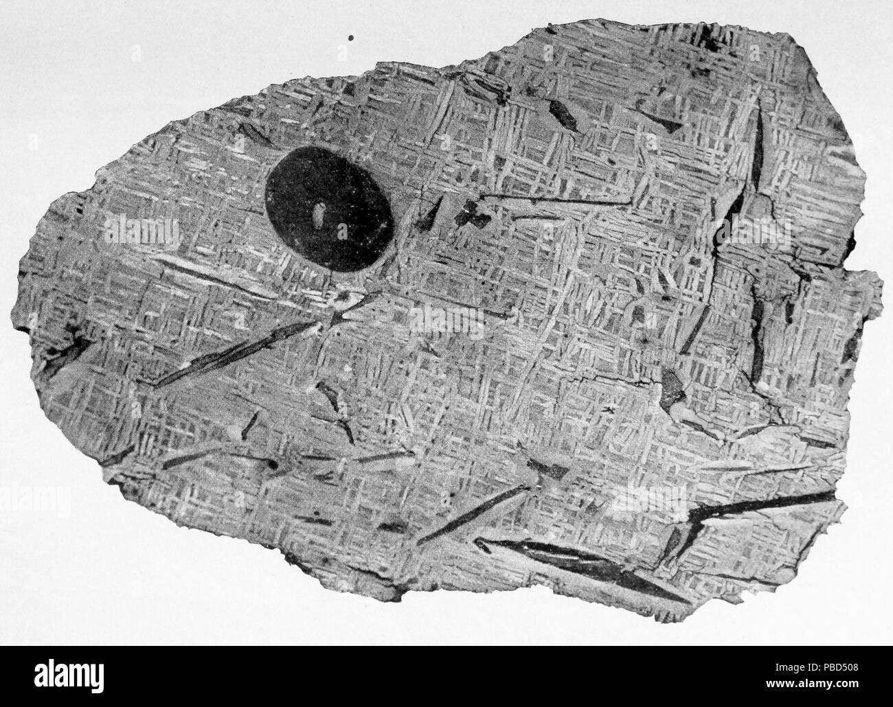 1285 Sam's Valley meteorite attaccato (17966952239) Foto Stock