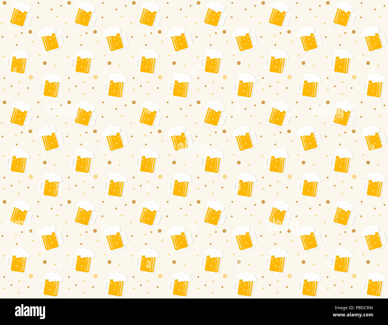 Birra sfondo pattern Foto Stock