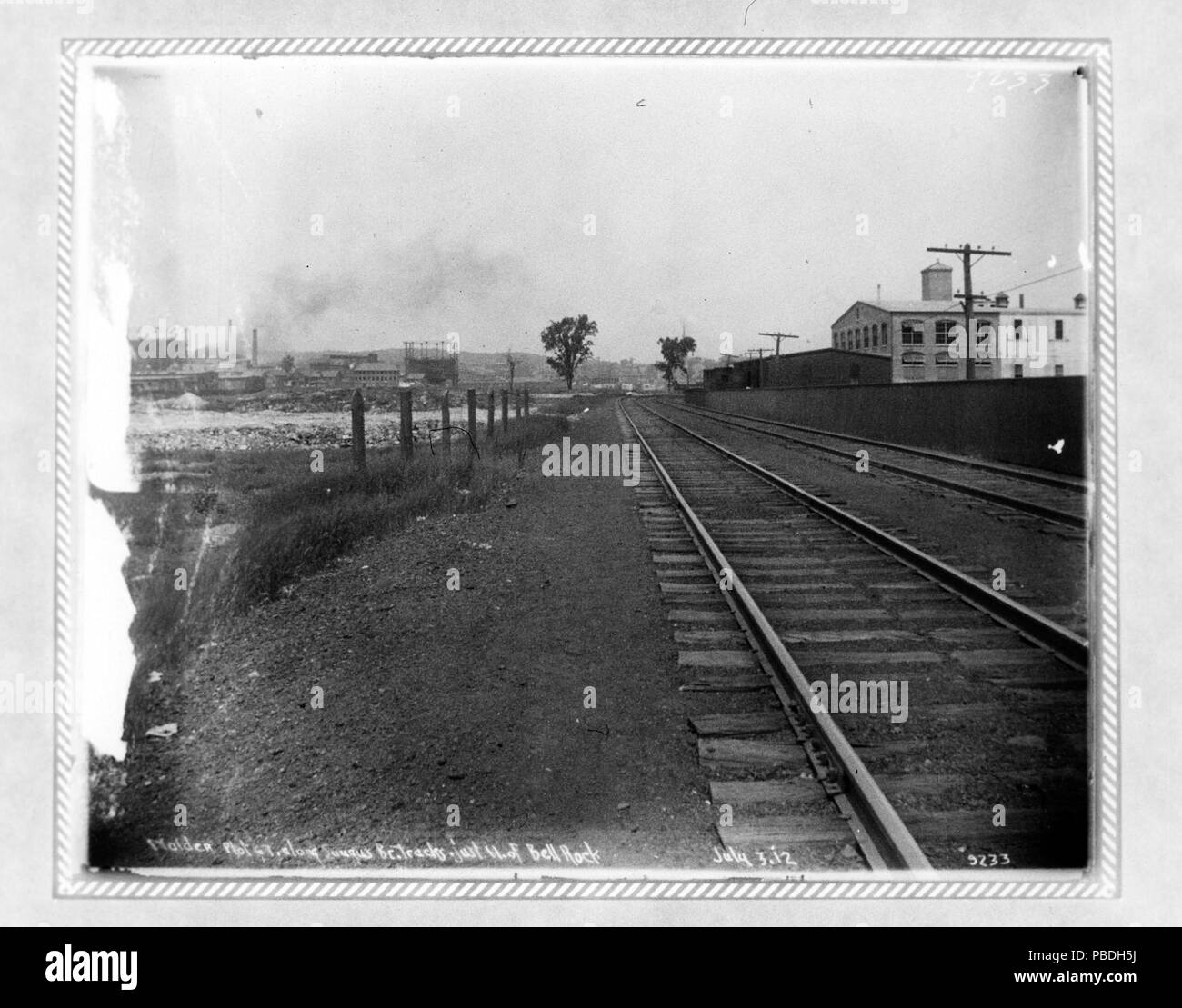 1292 Saugus ramo nord di Bell Rock station, Luglio 1912 Foto Stock