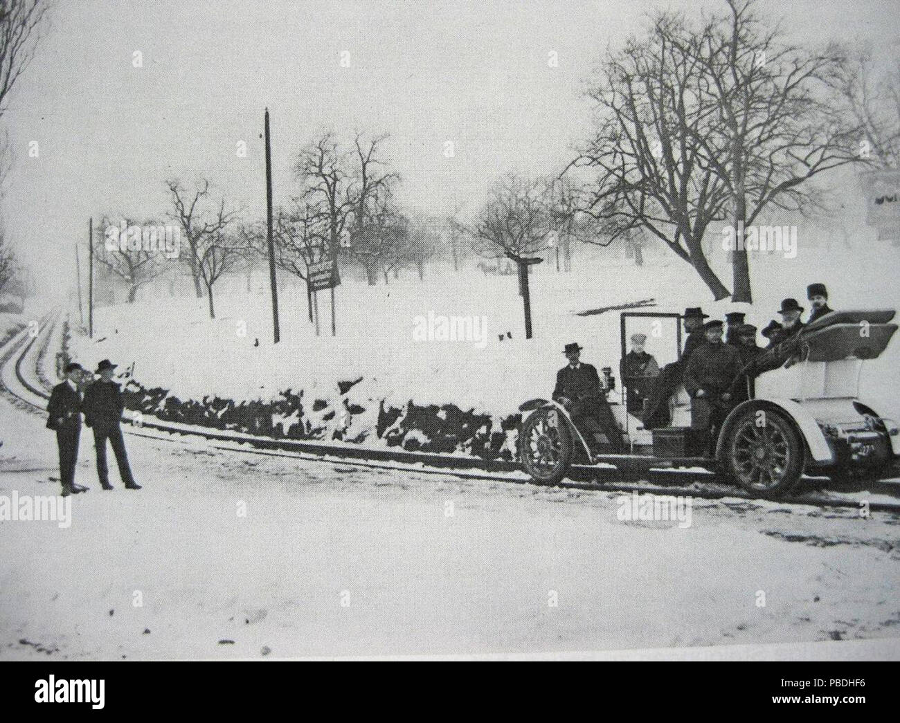 1294 Schienenbus Saurer Foto Stock