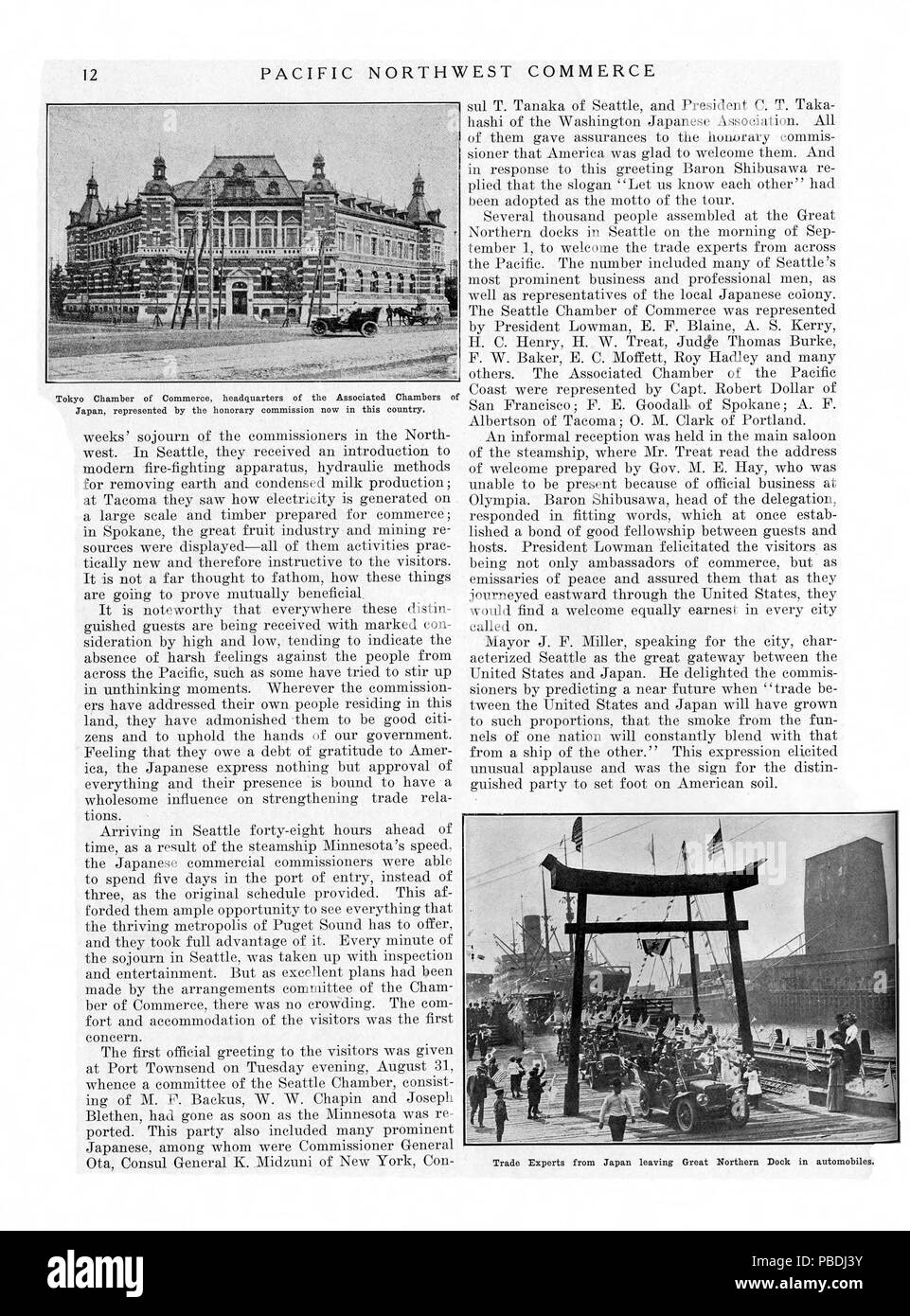 1303 Seattle apre le porte del paese ai commissari giapponese - Pagina 12 Foto Stock