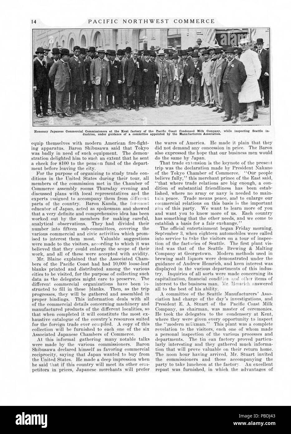 1303 Seattle apre le porte del paese ai commissari giapponese - Pagina 14 Foto Stock