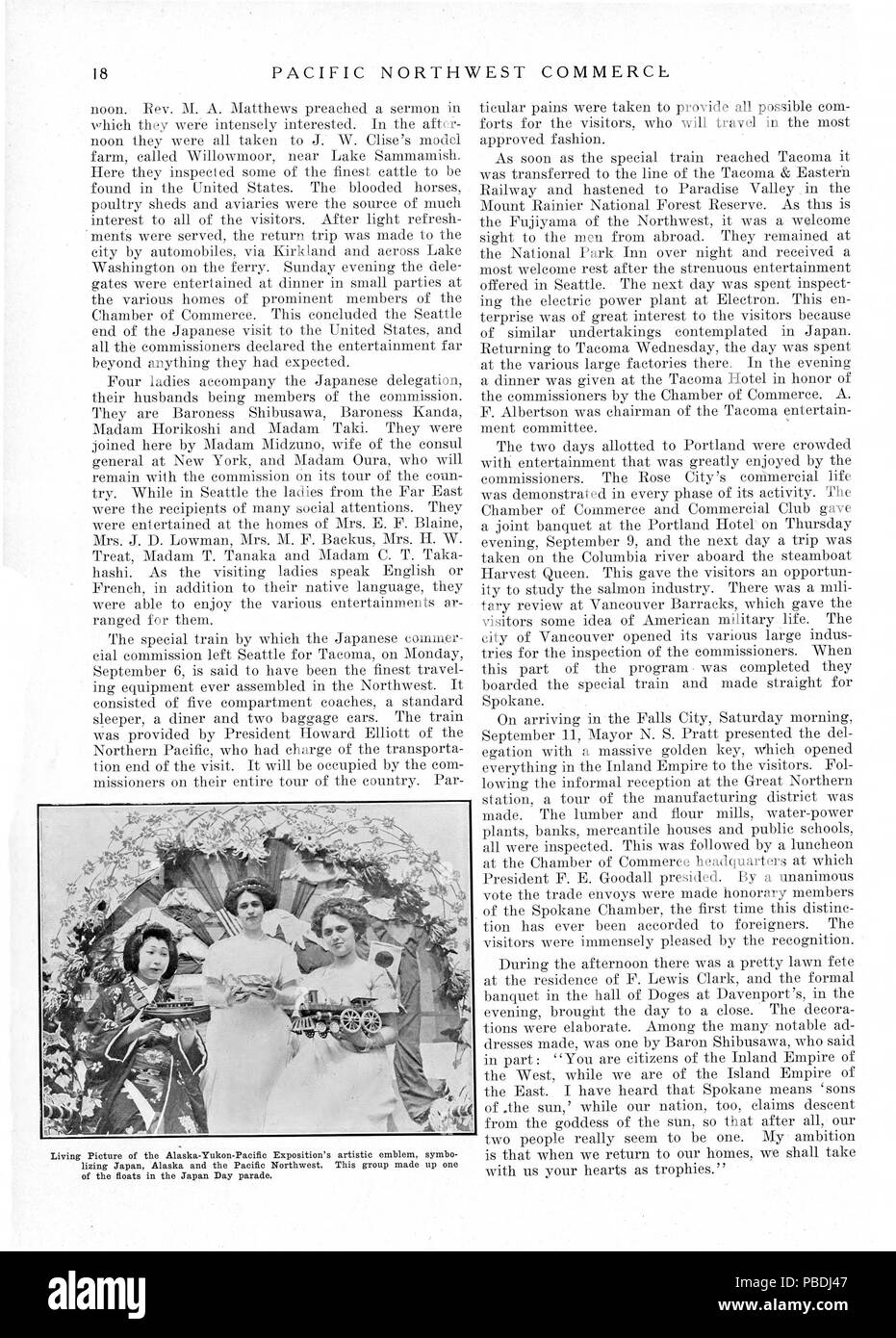 1303 Seattle apre le porte del paese ai commissari giapponese - Pagina 18 Foto Stock