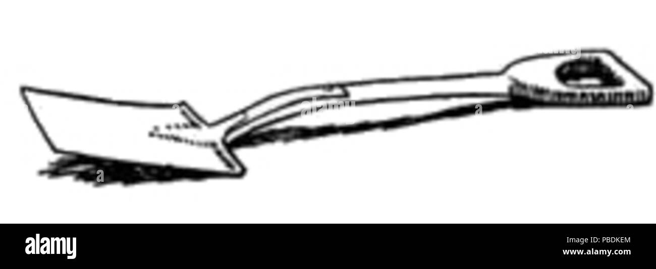 1316 Disegno pala Foto Stock