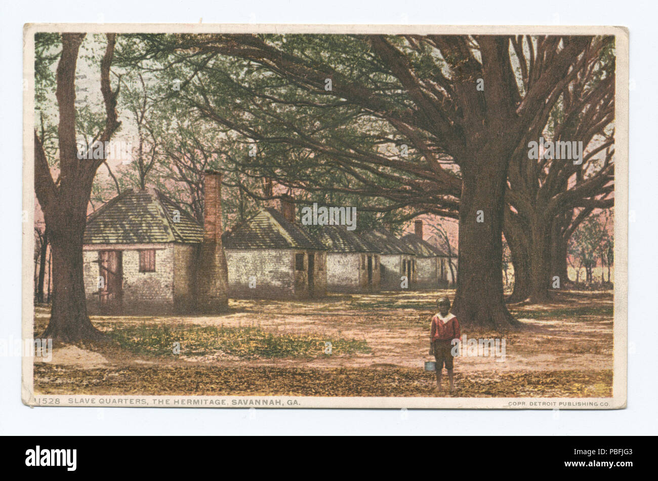 1544 Slave Quarters, Eremo, savana, Ga (NYPL b12647398-69550) Foto Stock