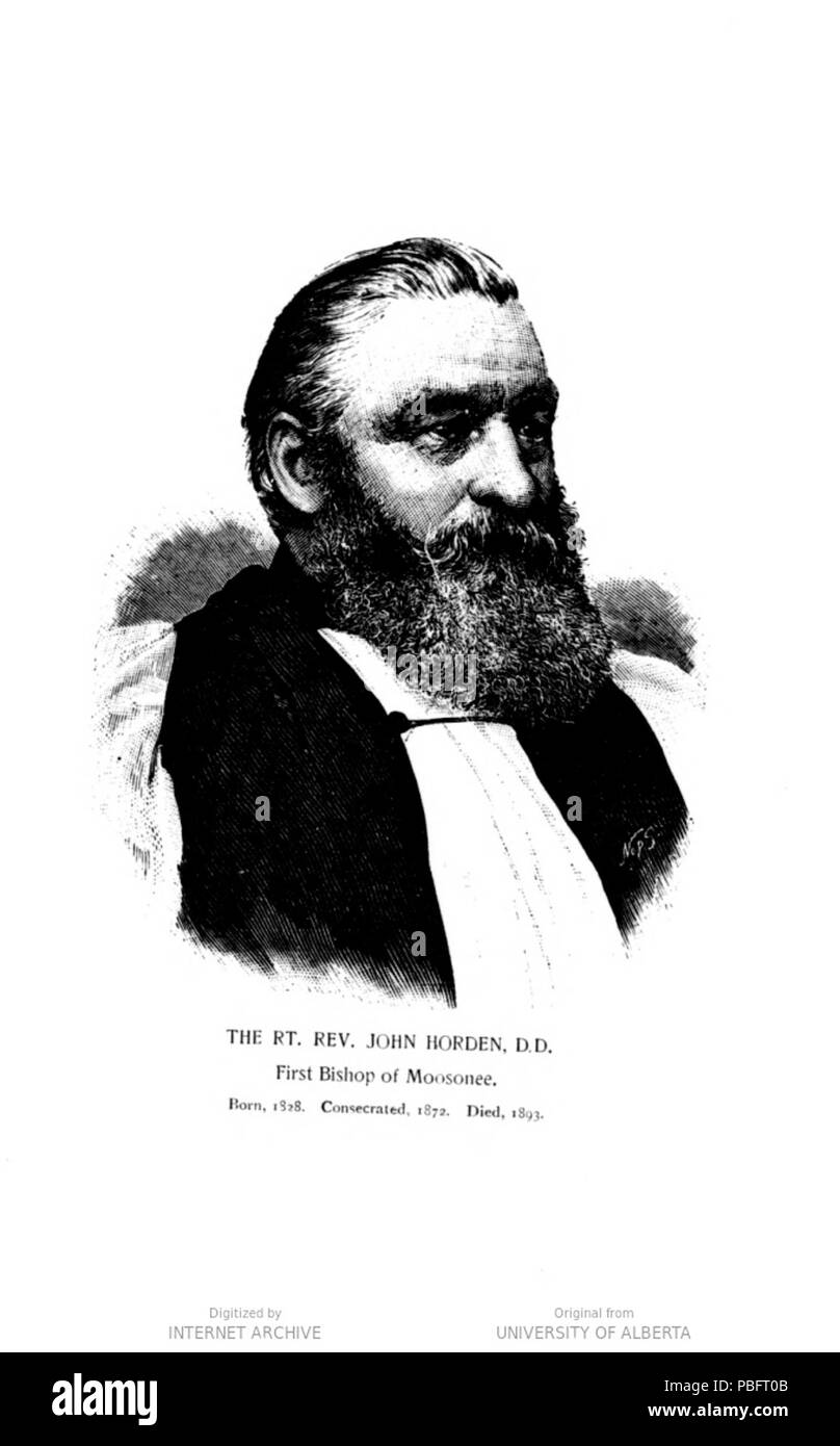 1697 La Rt. Il rev. John Horden Foto Stock