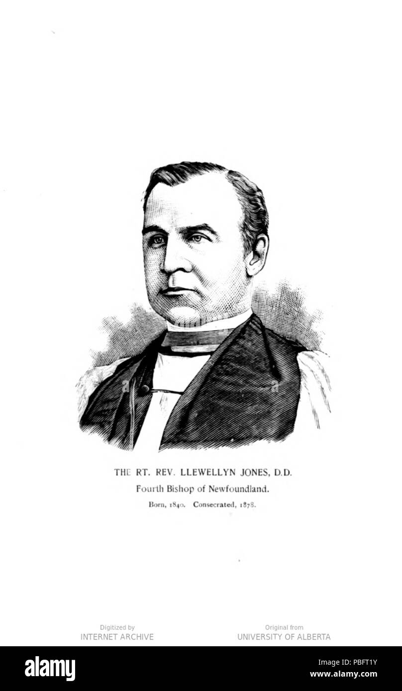 1697 La Rt. Il rev. Llewellan Jones Foto Stock