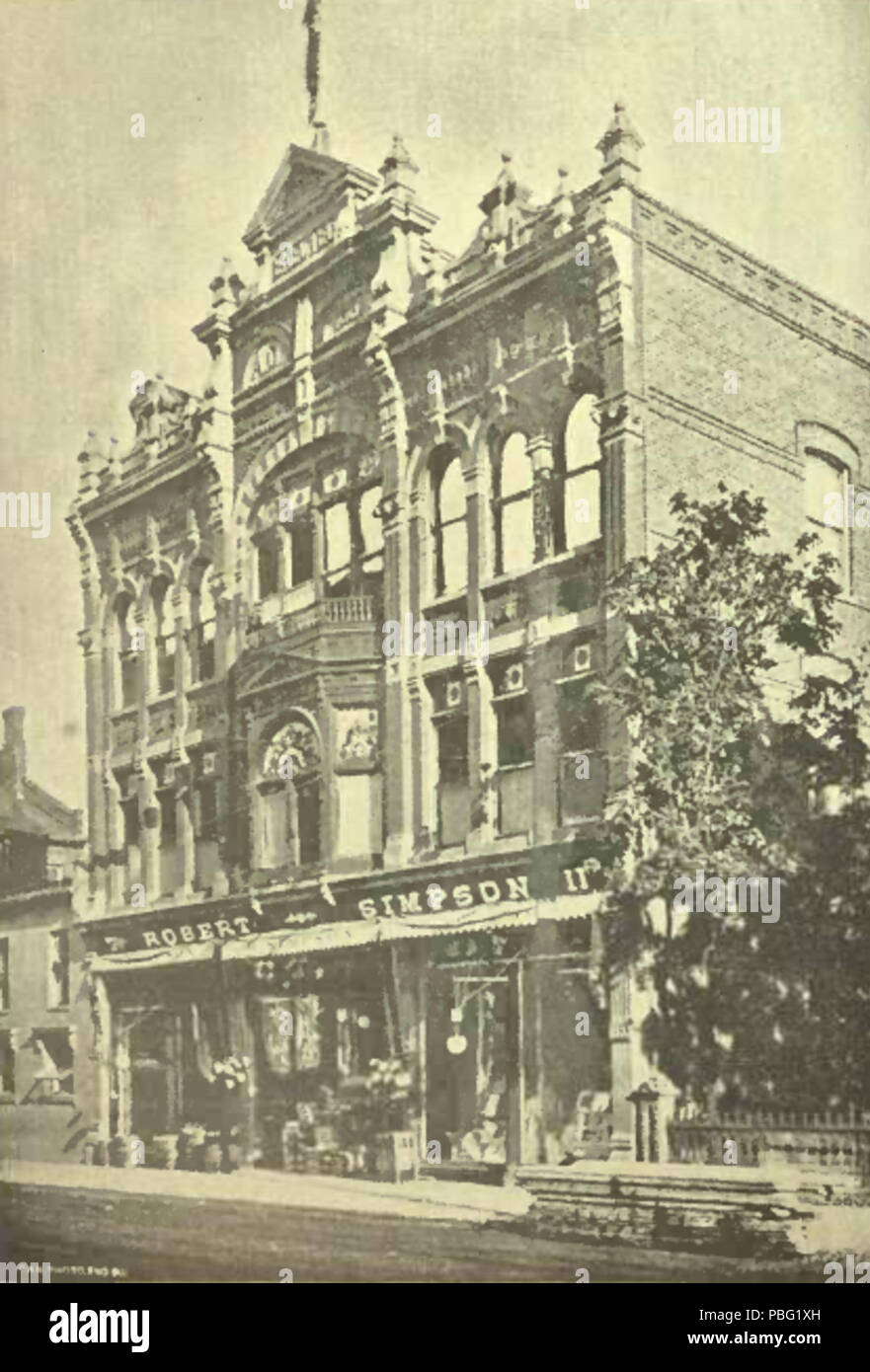 1538 Simpson, 1891 Foto Stock