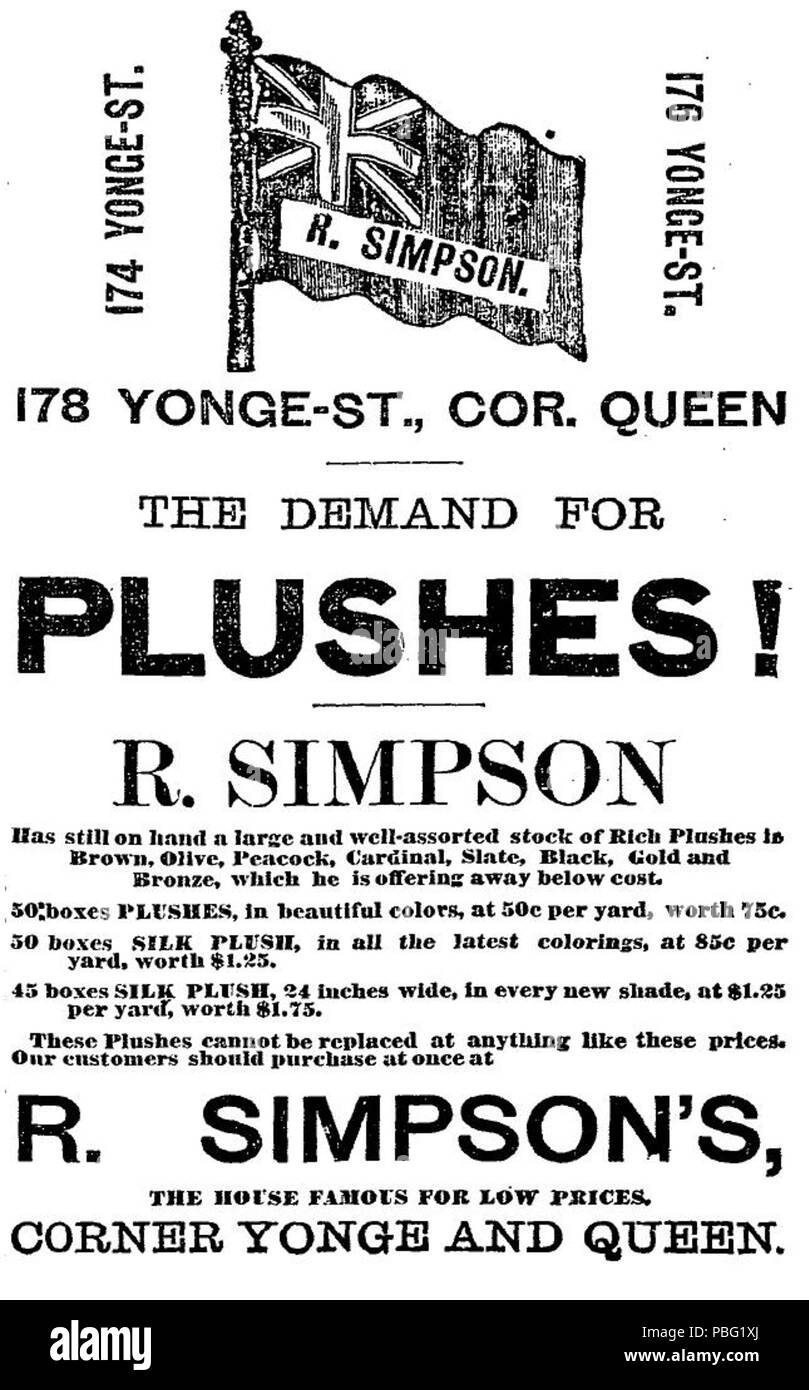 1538 Simpsons annuncio Foto Stock