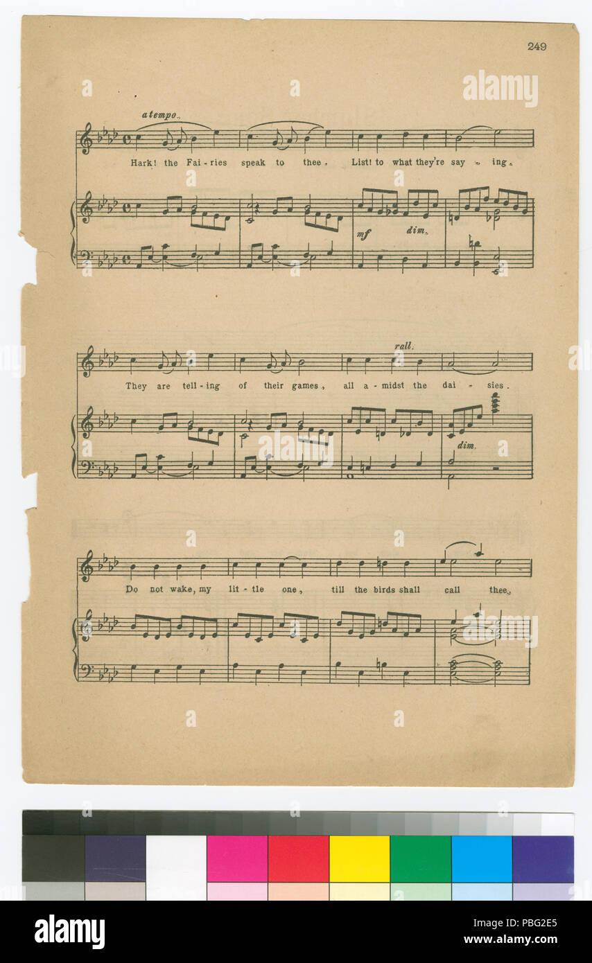 1545 Slumber song (NYPL ADE-454376-1698369) Foto Stock